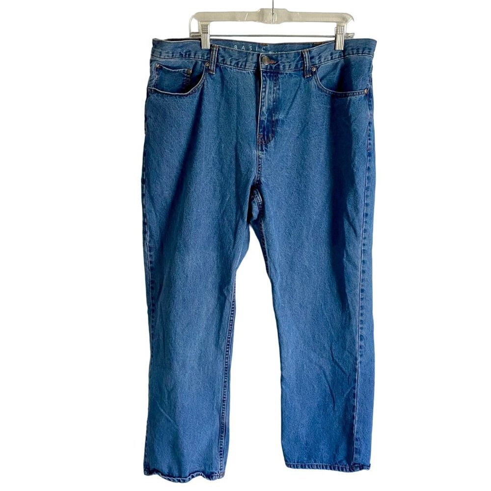 Basic Editions Relaxed Fit Denim Jeans Men's 38W 30L